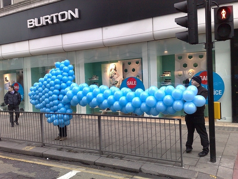 We Delivery Balloons to London and the south east